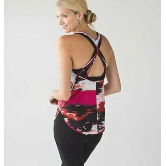 Lululemon 5 Mile Singlet pink Duck Sauce - Picture 2 of 3